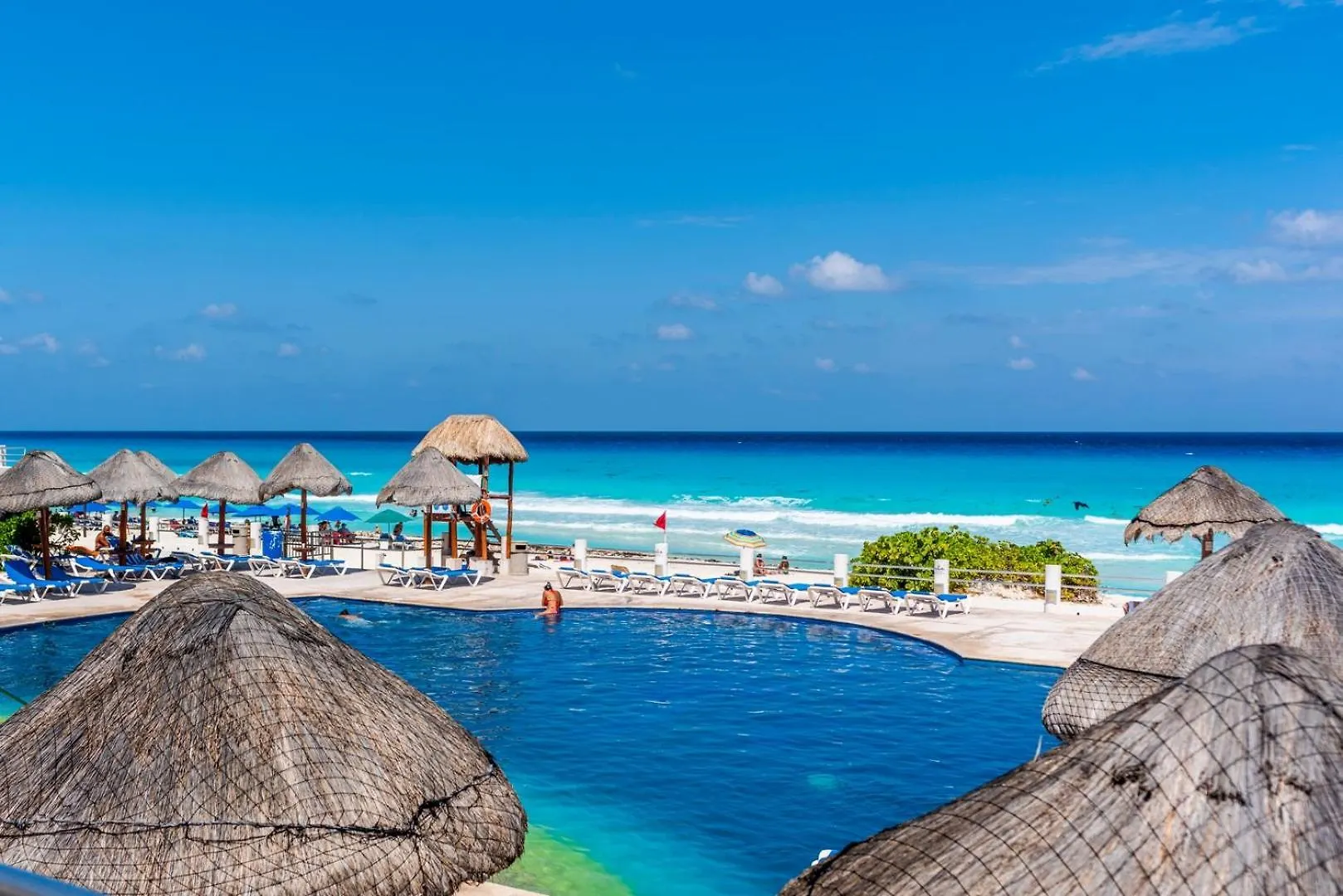 1Br In Villas Marlin, Beach Access And Pools Cancun 0*,  Mexico